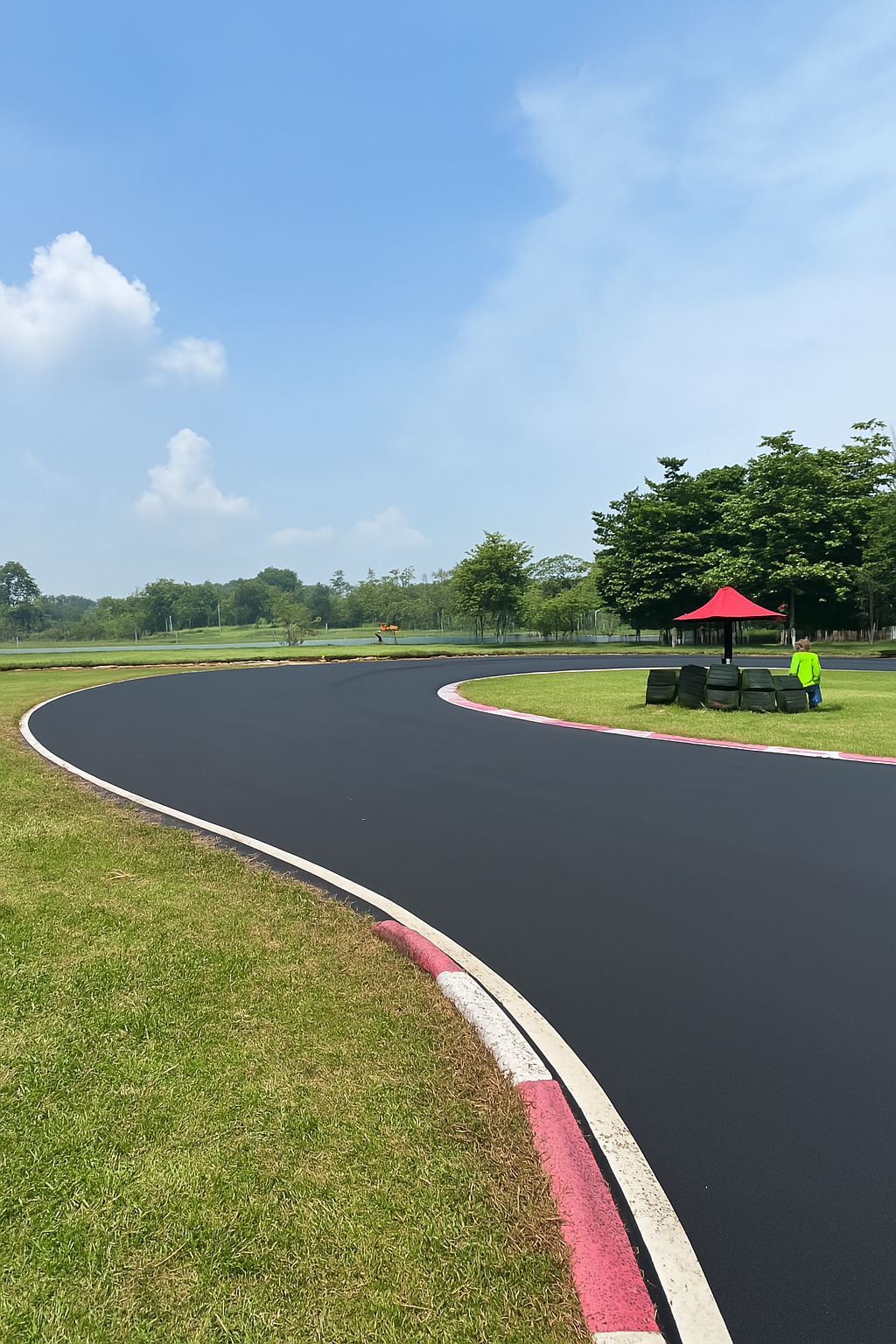 Pekerjaan Lapisan Microsurfacing di Sentul Circuit A dan B