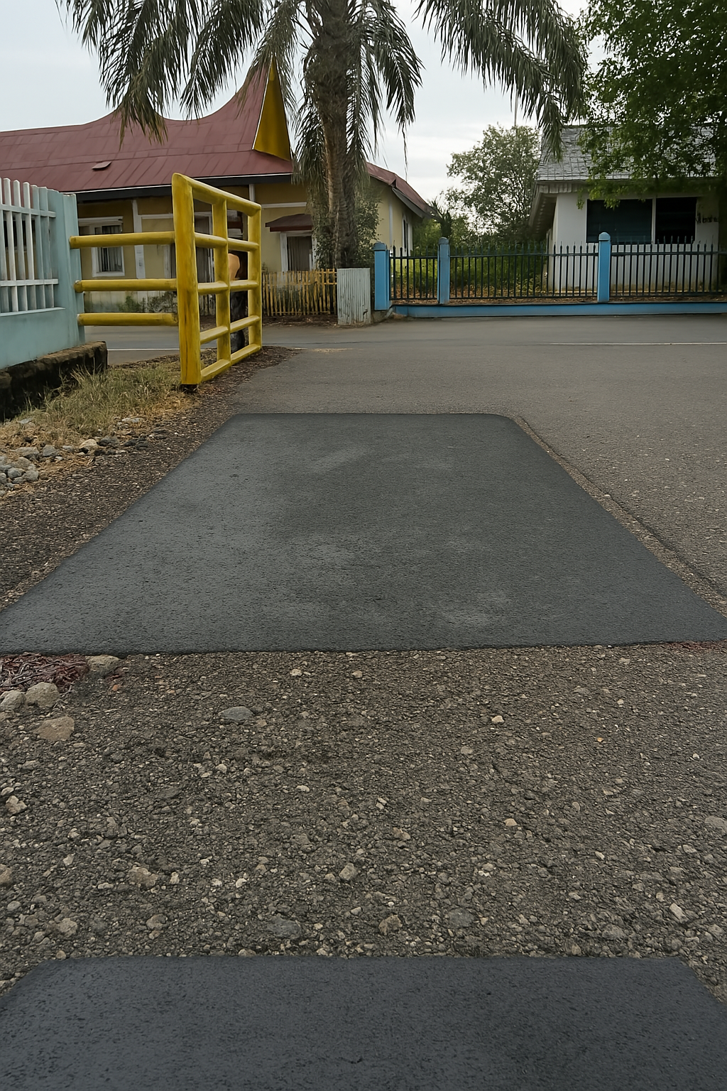 Pekerjaan Lapisan Microsurfacing di Gereja YONPOMAD Jonggol Jawa Barat