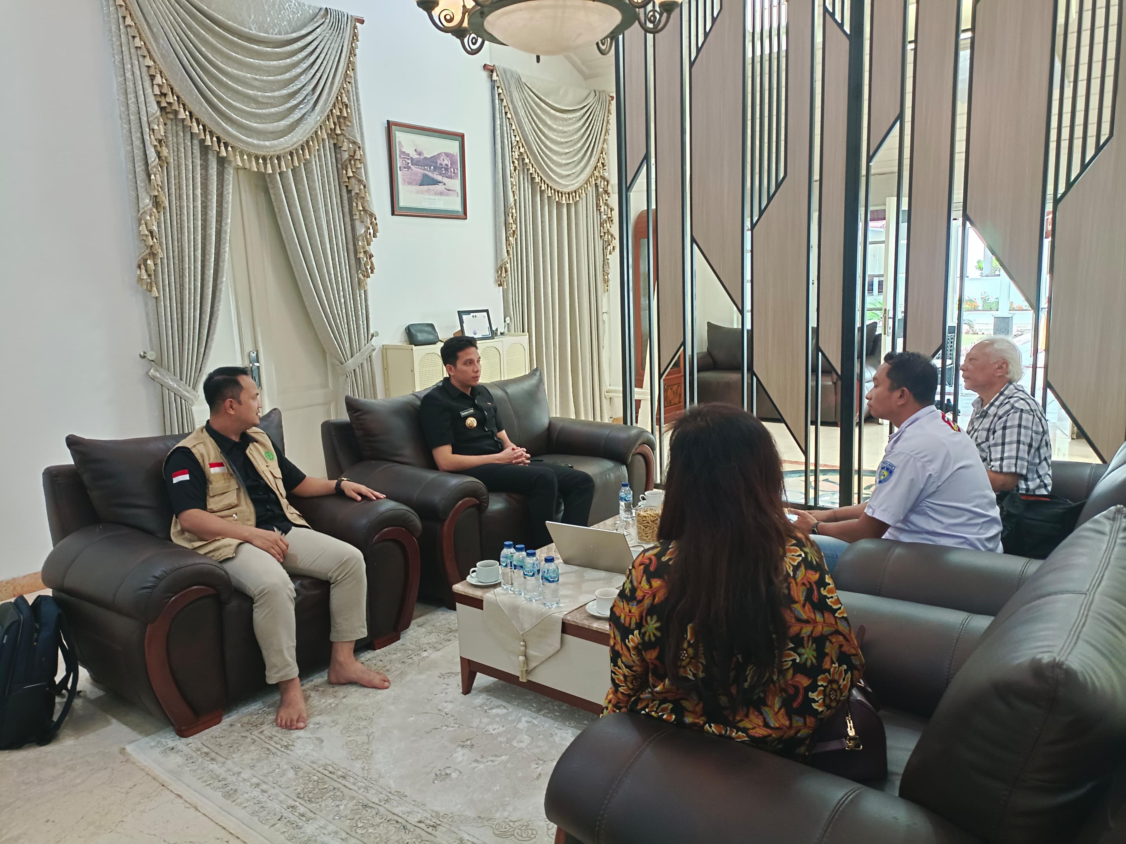 Audiensi di Dinas PUPR Kota Sawahlunto